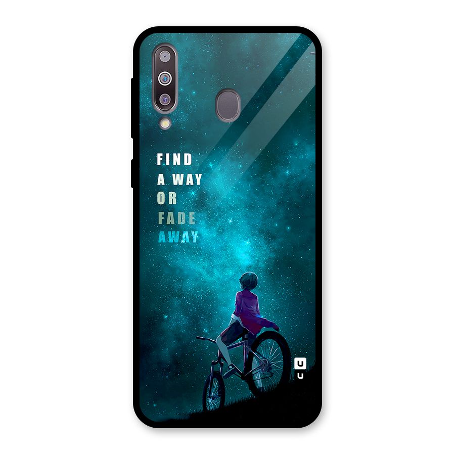 Find Your Way Glass Back Case for Galaxy M30