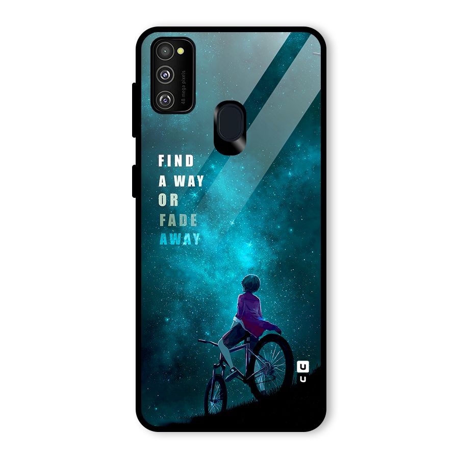 Find Your Way Glass Back Case for Galaxy M30s