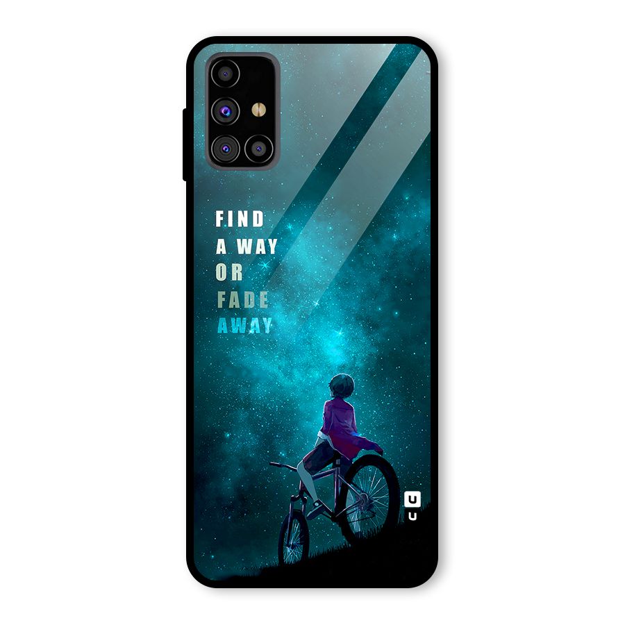 Find Your Way Glass Back Case for Galaxy M31s