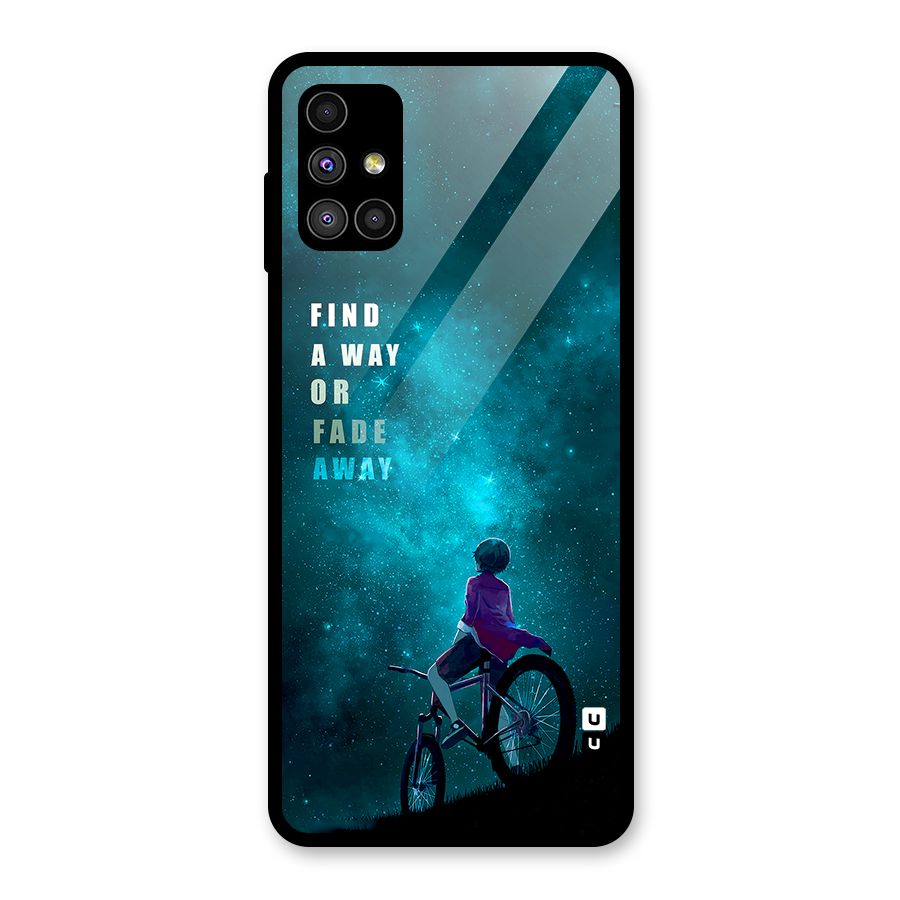 Find Your Way Glass Back Case for Galaxy M51