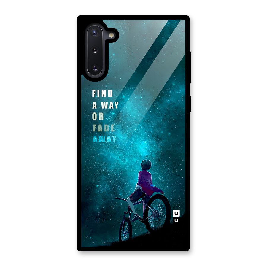 Find Your Way Glass Back Case for Galaxy Note 10
