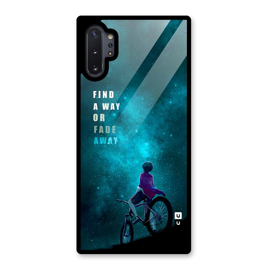 Find Your Way Glass Back Case for Galaxy Note 10 Plus