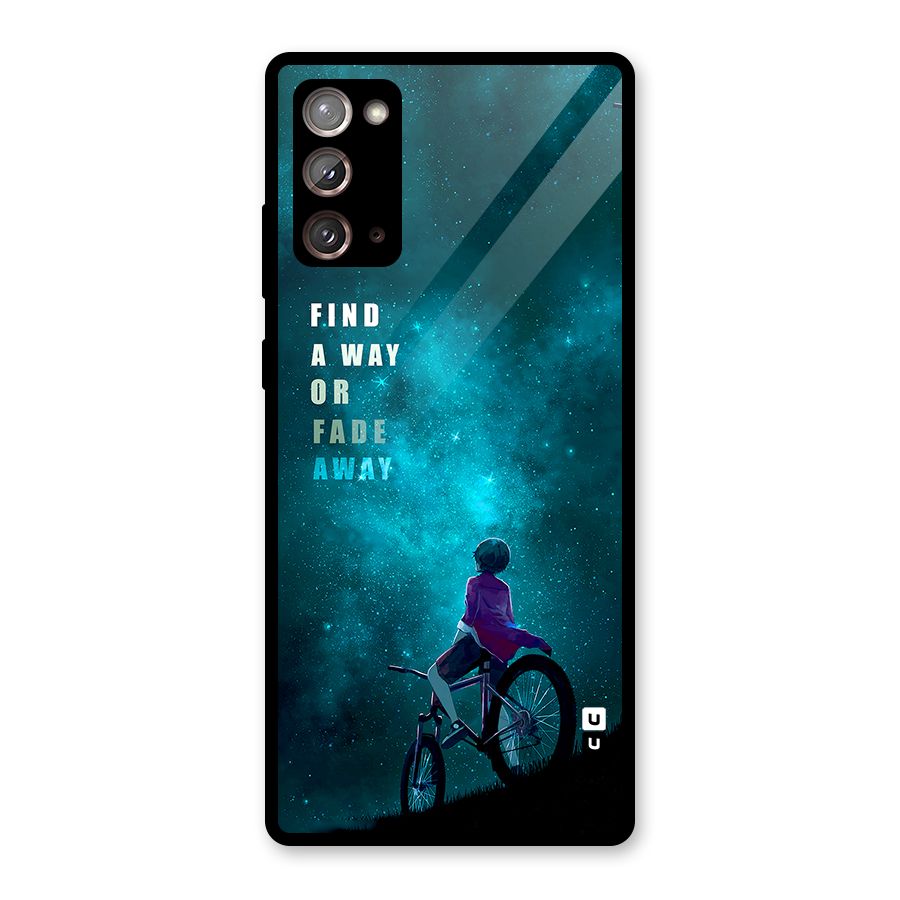 Find Your Way Glass Back Case for Galaxy Note 20