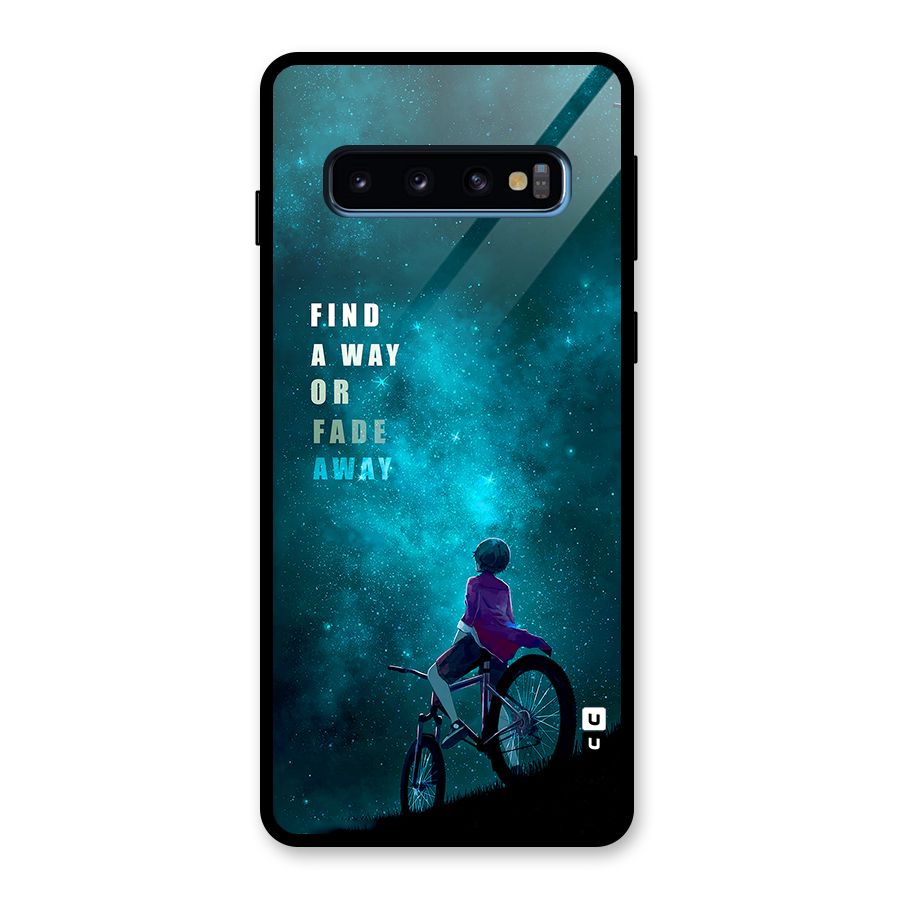 Find Your Way Glass Back Case for Galaxy S10