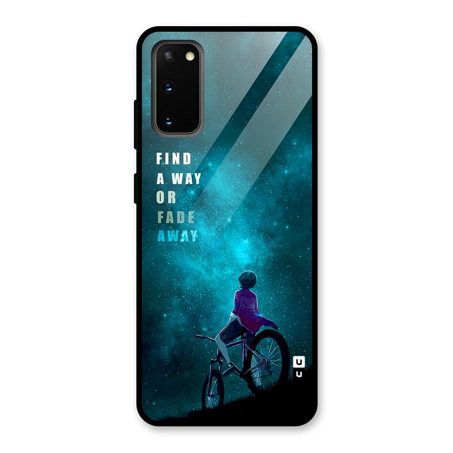 Find Your Way Glass Back Case for Galaxy S20
