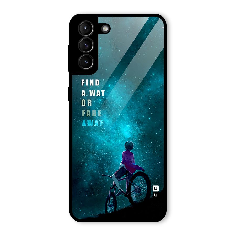 Find Your Way Glass Back Case for Galaxy S21 Plus