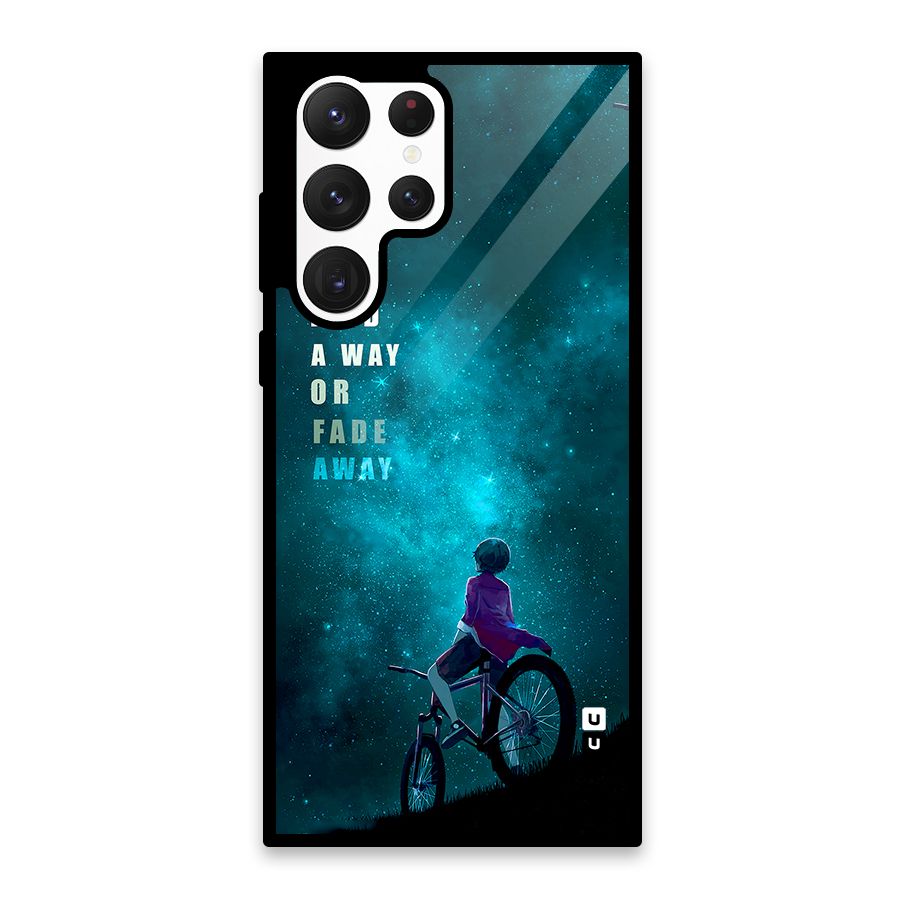 Find Your Way Glass Back Case for Galaxy S22 Ultra 5G