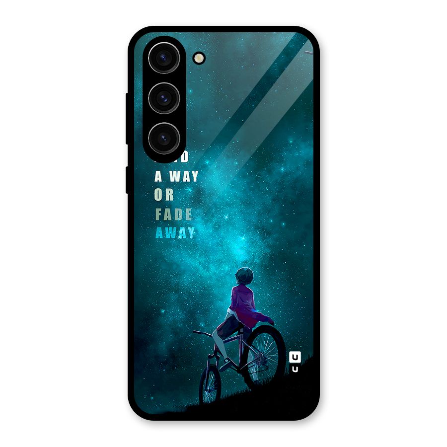 Find Your Way Glass Back Case for Galaxy S23 Plus