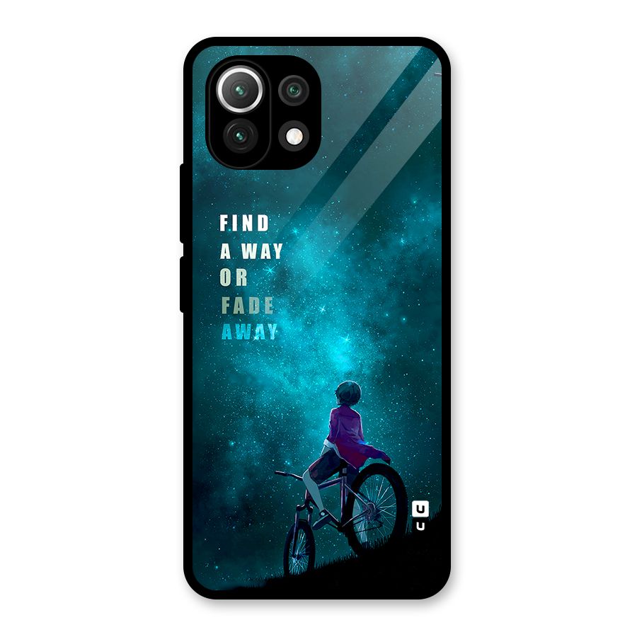 Find Your Way Glass Back Case for Mi 11 Lite