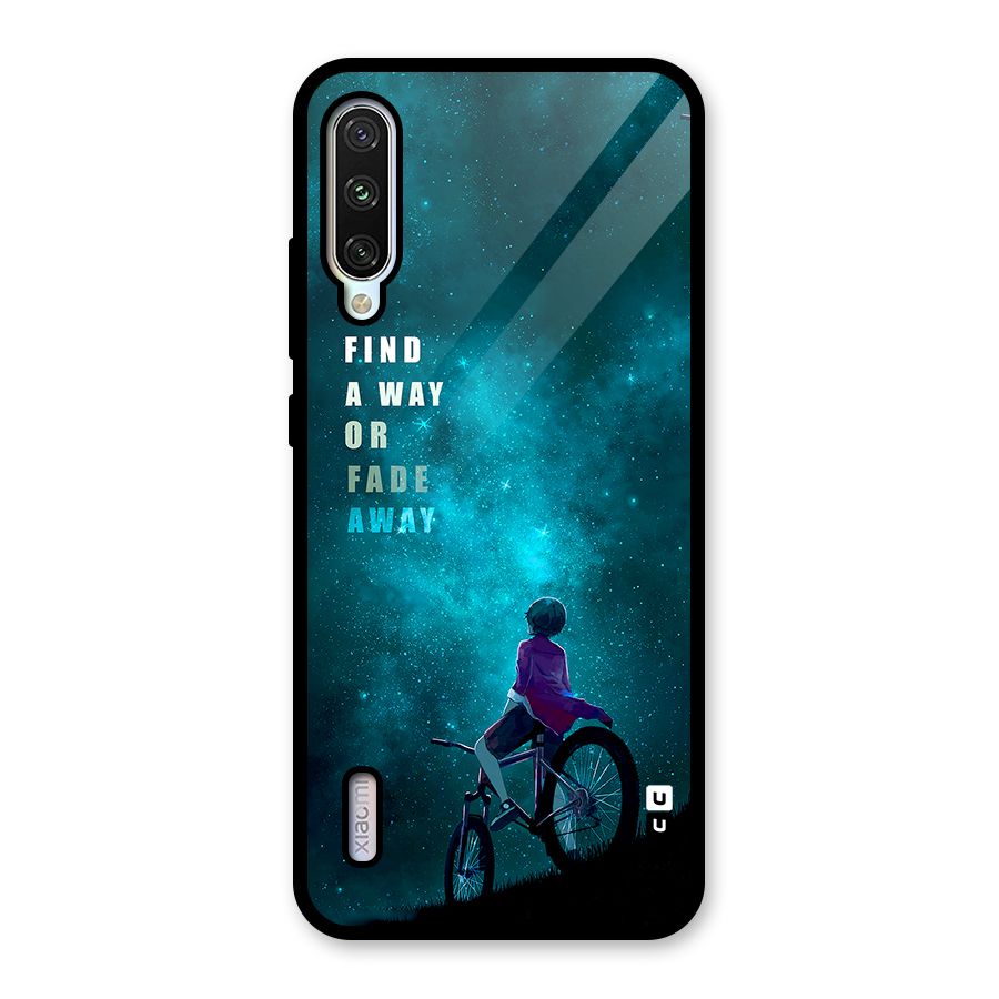 Find Your Way Glass Back Case for Mi A3