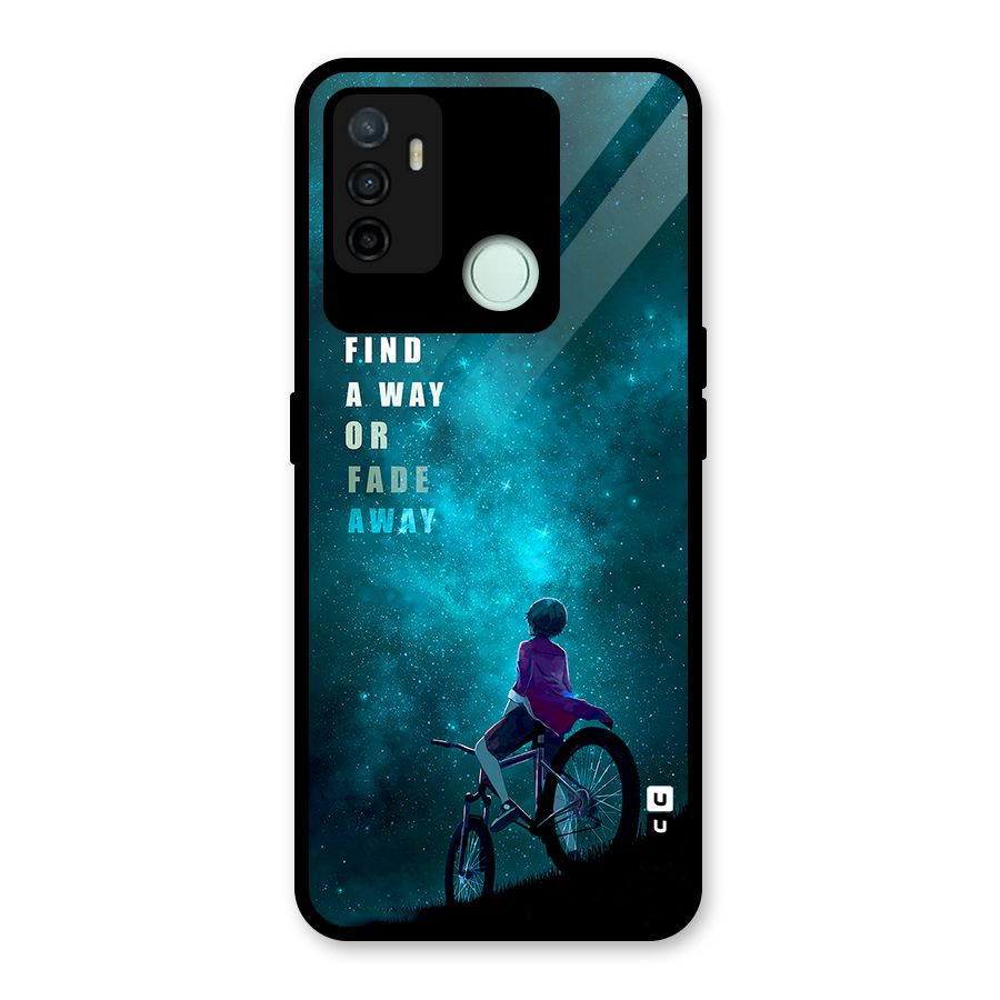 Find Your Way Glass Back Case for Oppo A53