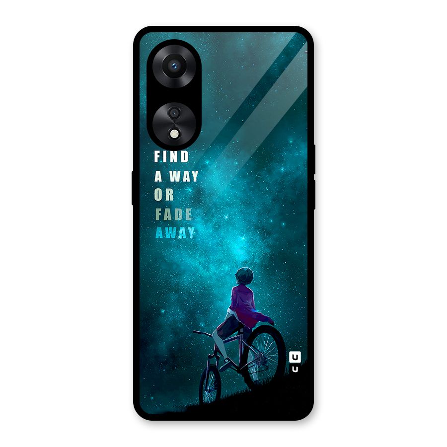 Find Your Way Glass Back Case for Oppo A78