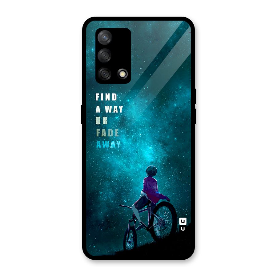 Find Your Way Glass Back Case for Oppo F19