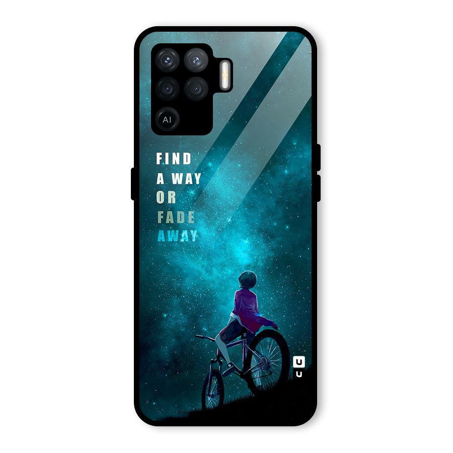 Find Your Way Glass Back Case for Oppo F19 Pro
