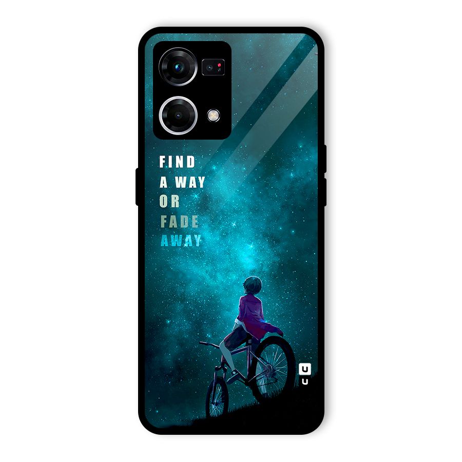 Find Your Way Glass Back Case for Oppo F21s Pro 4G