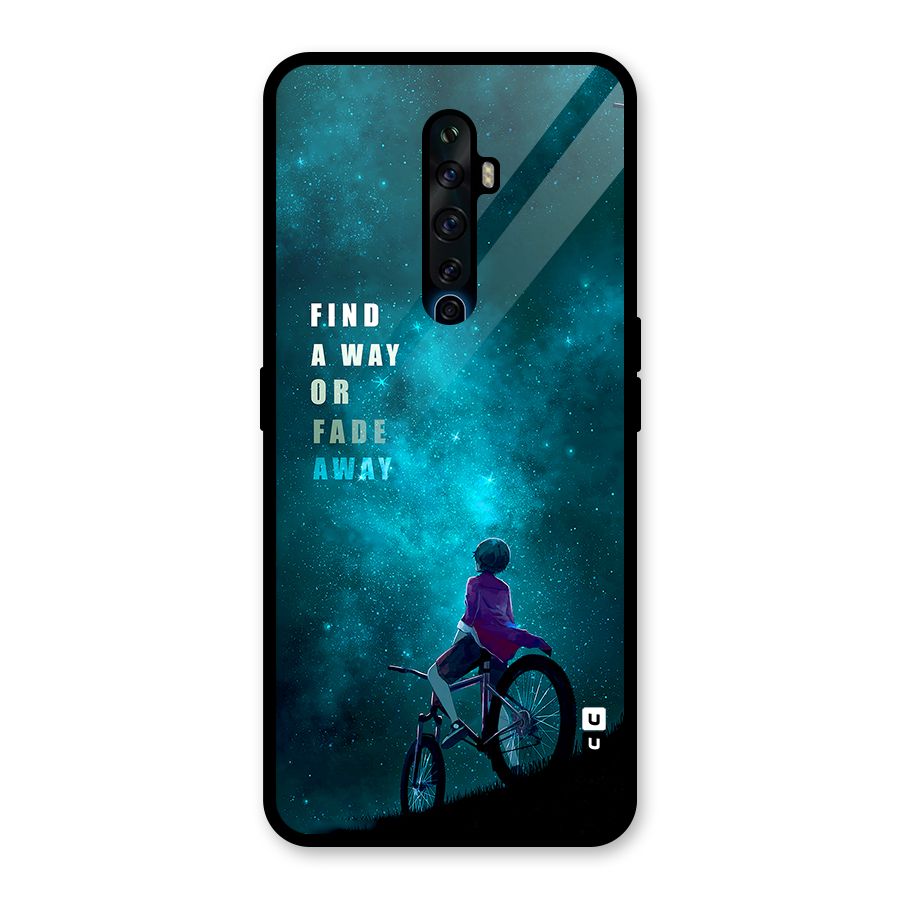 Find Your Way Glass Back Case for Oppo Reno2 F