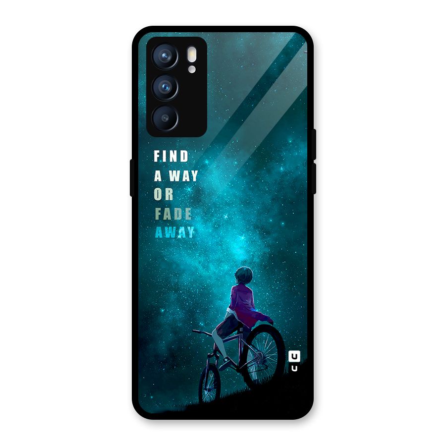 Find Your Way Glass Back Case for Oppo Reno6 5G