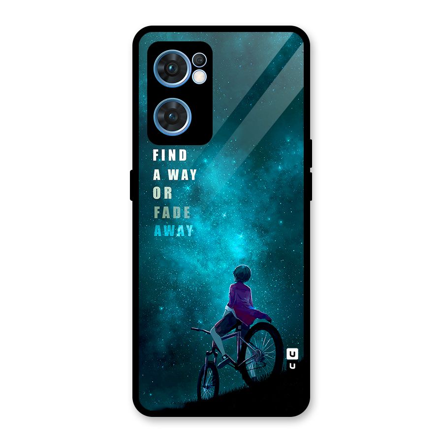 Find Your Way Glass Back Case for Oppo Reno7 5G