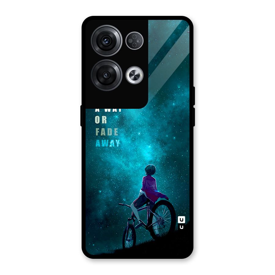 Find Your Way Glass Back Case for Oppo Reno8 Pro 5G