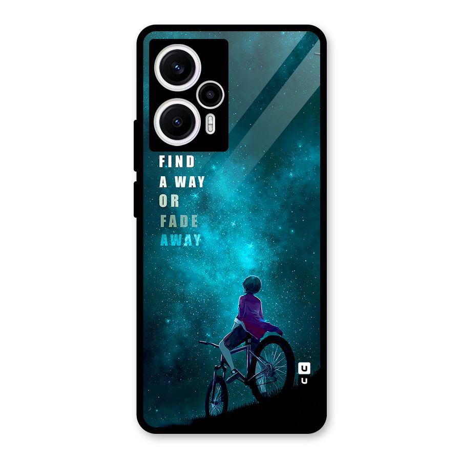 Find Your Way Glass Back Case for Poco F5