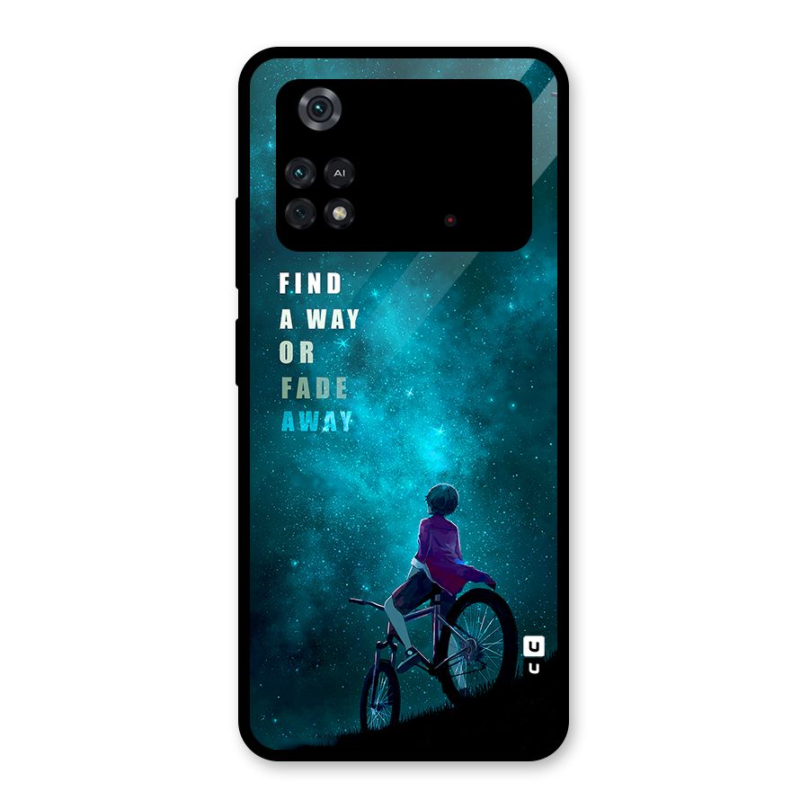 Find Your Way Glass Back Case for Poco M4 Pro 4G
