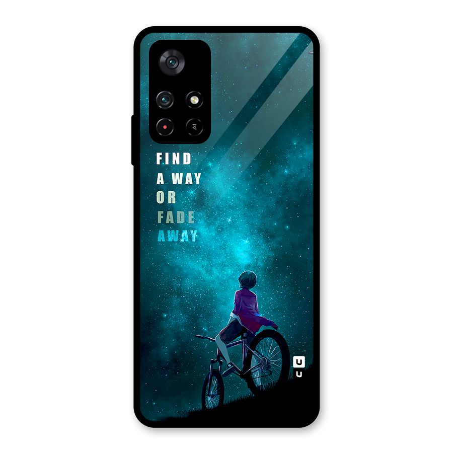 Find Your Way Glass Back Case for Poco M4 Pro 5G