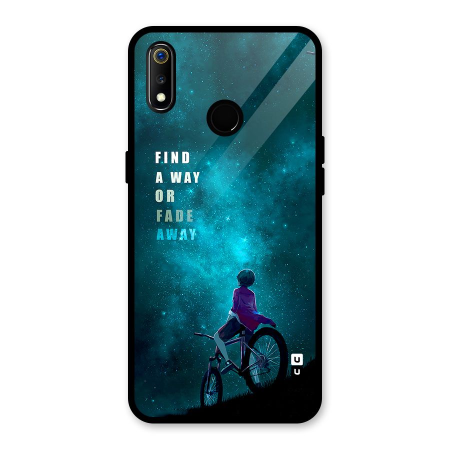 Find Your Way Glass Back Case for Realme 3i