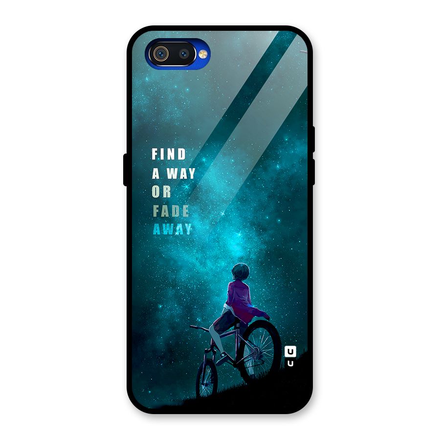 Find Your Way Glass Back Case for Realme C2