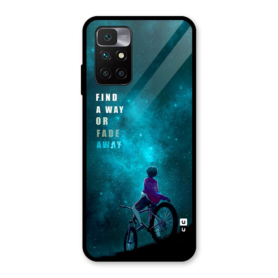 Find Your Way Glass Back Case for Redmi 10 Prime