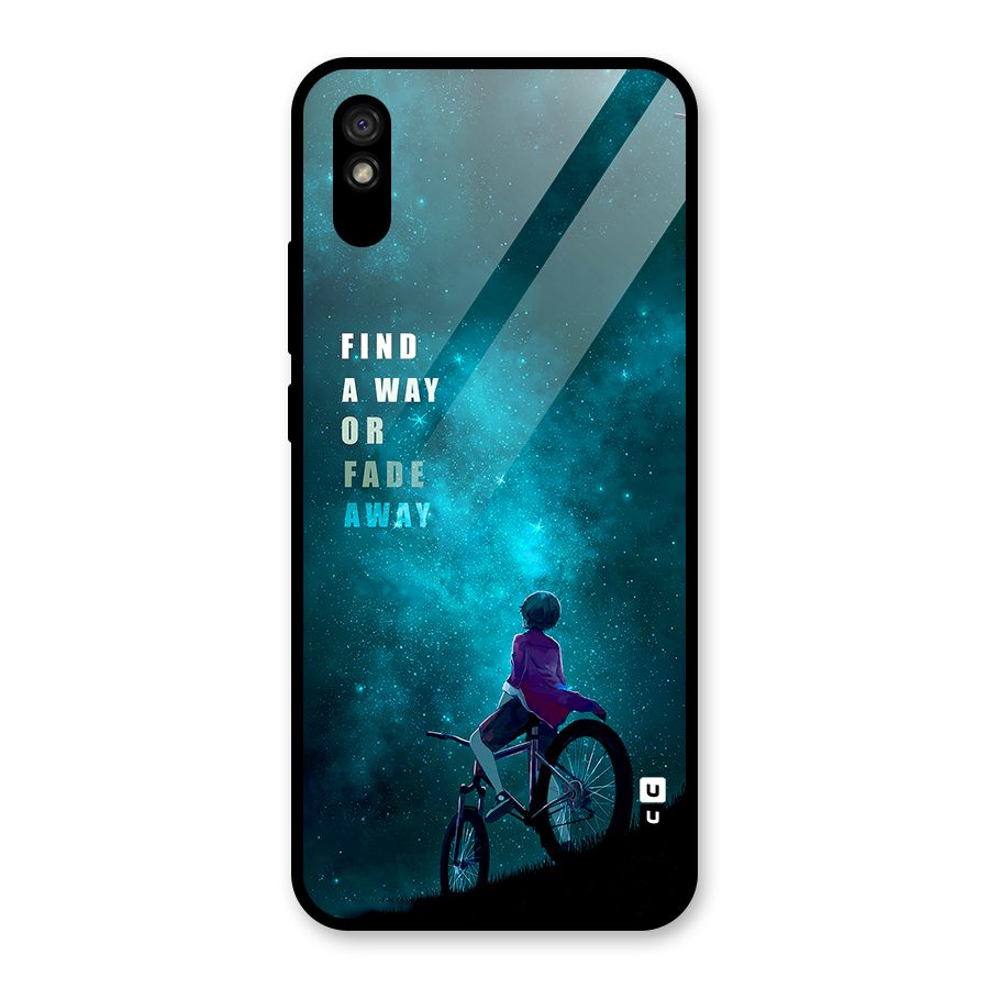 Find Your Way Glass Back Case for Redmi 9i