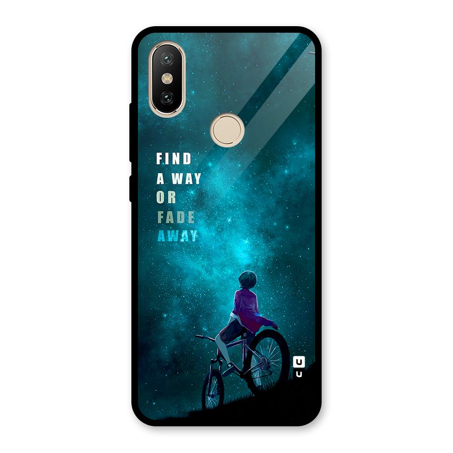 Find Your Way Glass Back Case for Redmi A2