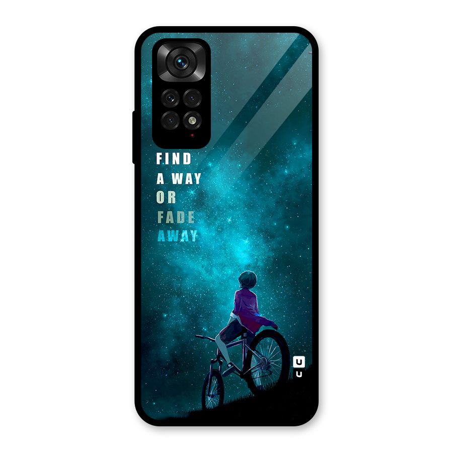 Find Your Way Glass Back Case for Redmi Note 11