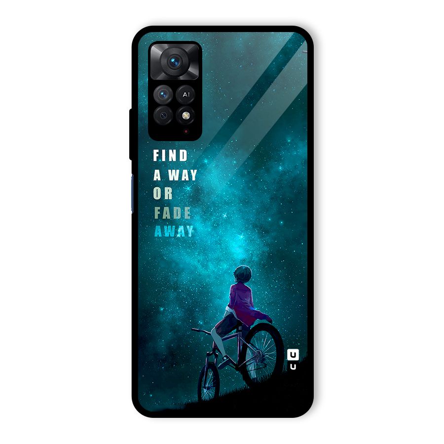 Find Your Way Glass Back Case for Redmi Note 11 Pro