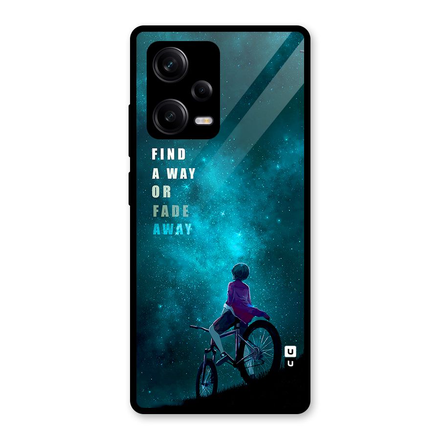 Find Your Way Glass Back Case for Redmi Note 12 Pro