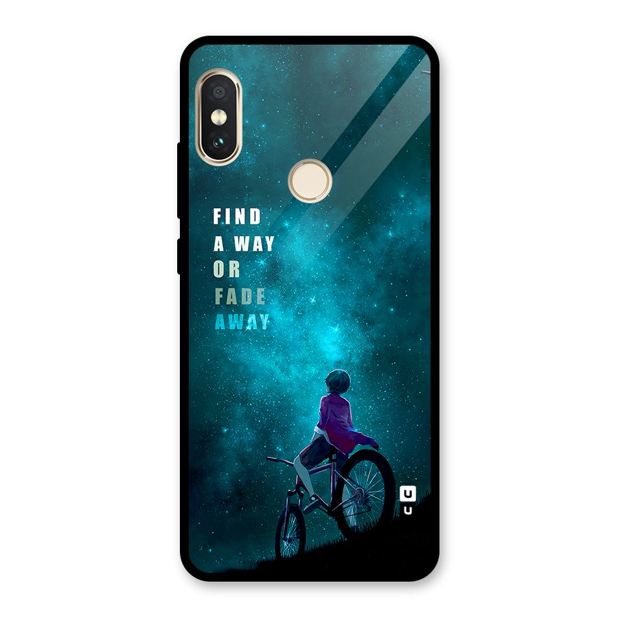 Find Your Way Glass Back Case for Redmi Note 5 Pro