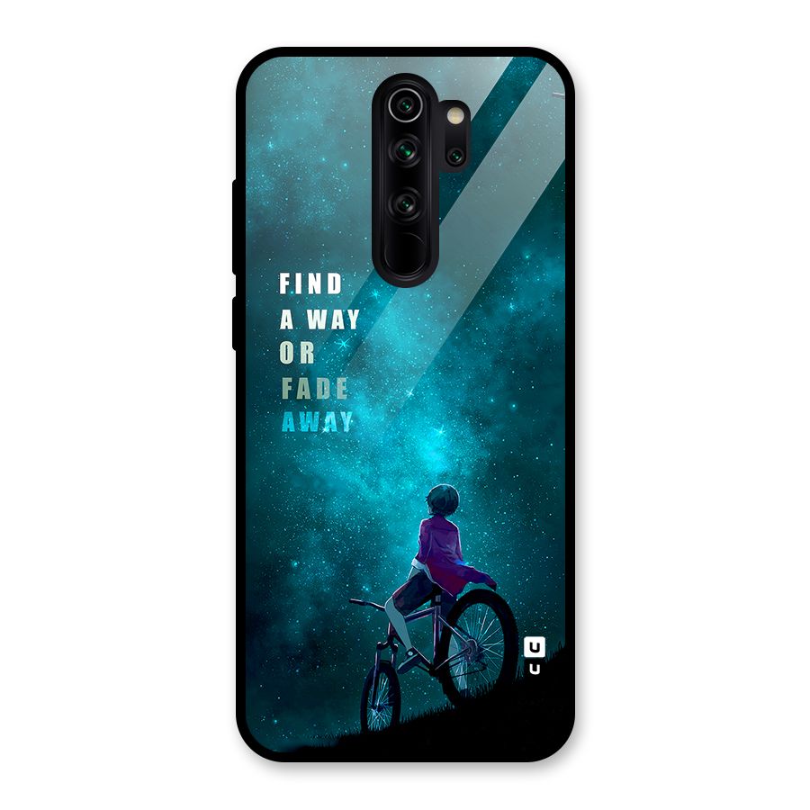 Find Your Way Glass Back Case for Redmi Note 8 Pro