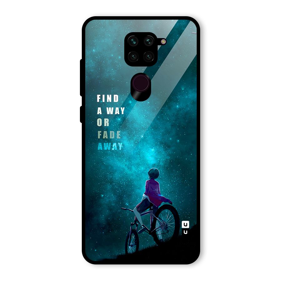 Find Your Way Glass Back Case for Redmi Note 9