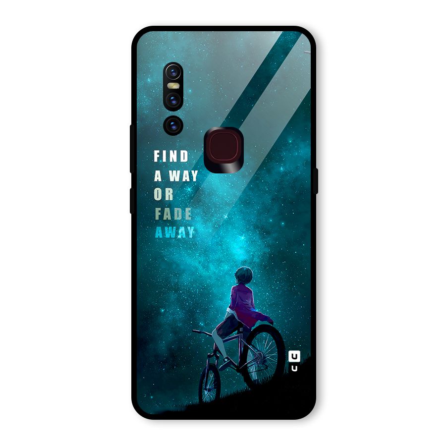 Find Your Way Glass Back Case for Vivo V15
