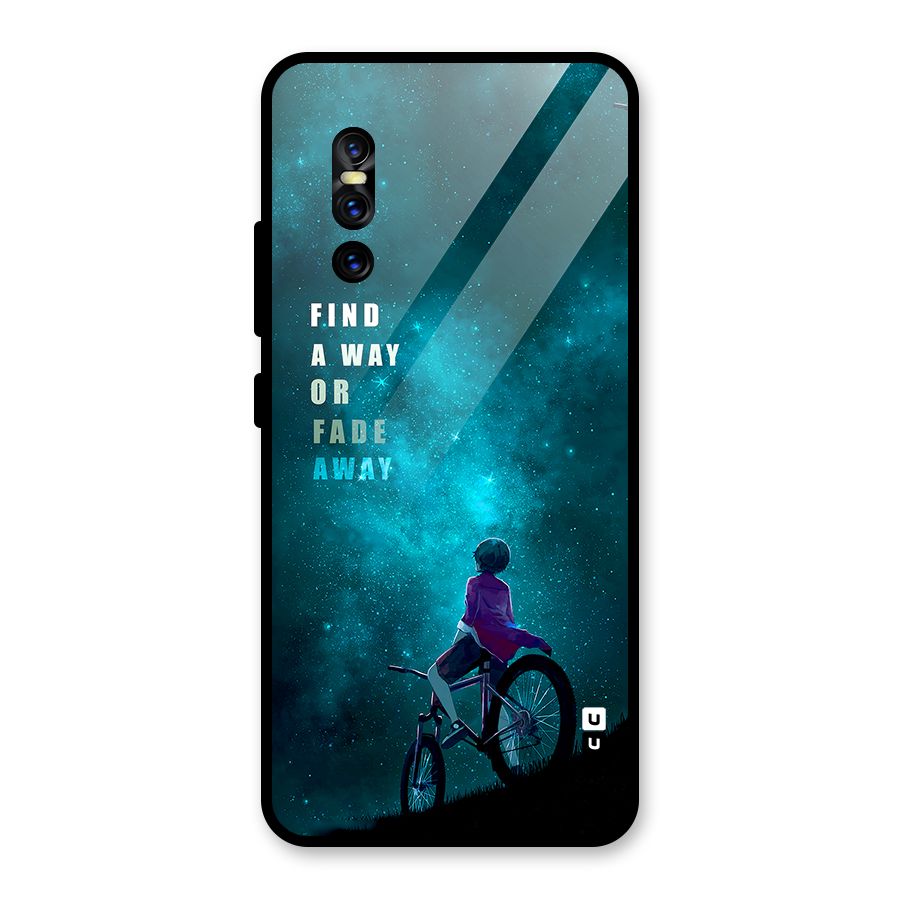 Find Your Way Glass Back Case for Vivo V15 Pro