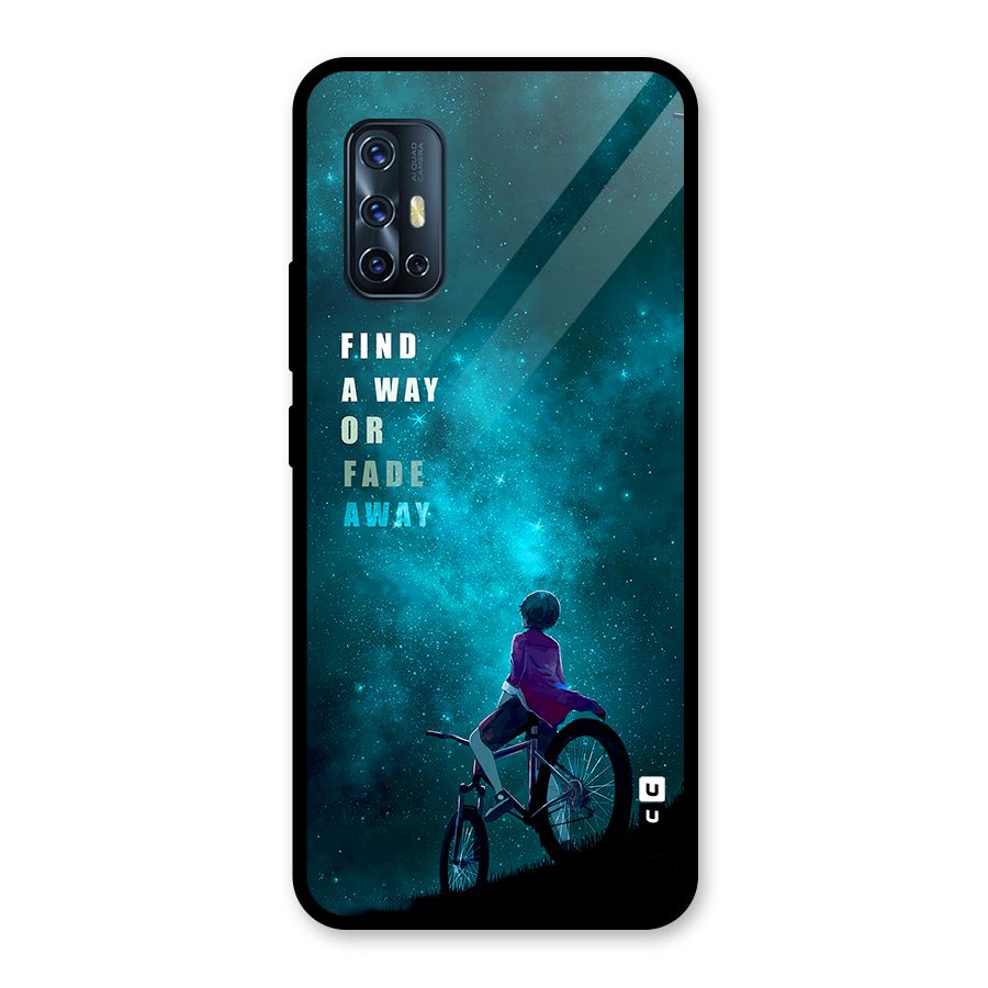 Find Your Way Glass Back Case for Vivo V17