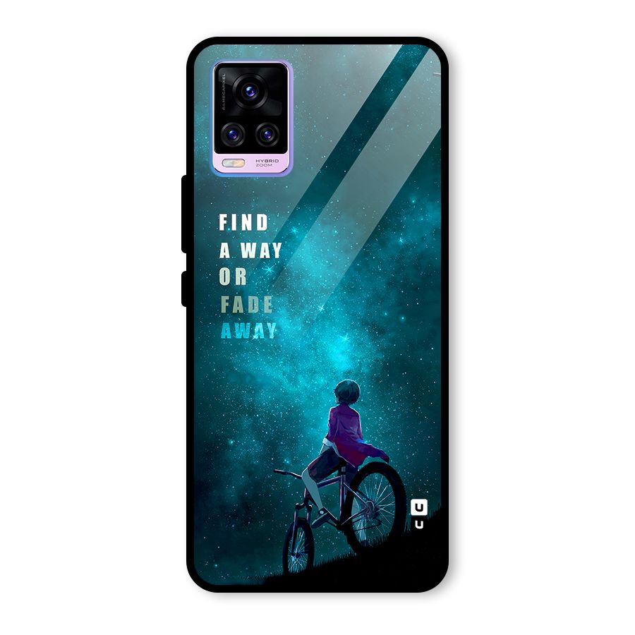 Find Your Way Glass Back Case for Vivo V20 Pro