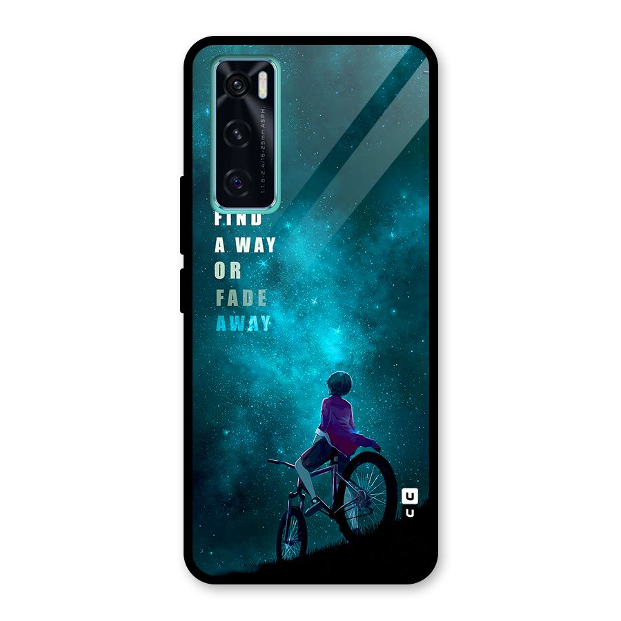 Find Your Way Glass Back Case for Vivo V20 SE