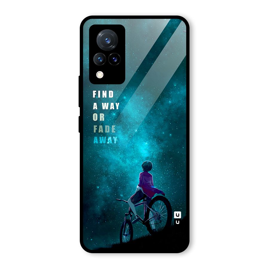 Find Your Way Glass Back Case for Vivo V21 5G