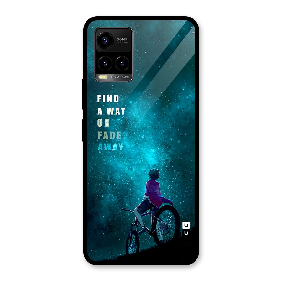 Find Your Way Glass Back Case for Vivo Y21T