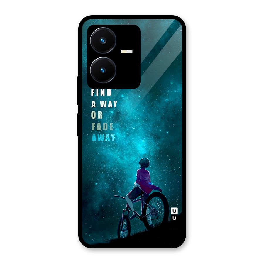 Find Your Way Glass Back Case for Vivo Y22