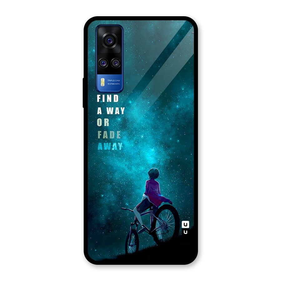 Find Your Way Glass Back Case for Vivo Y31