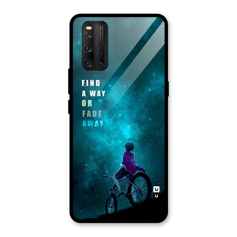Find Your Way Glass Back Case for Vivo iQOO 3
