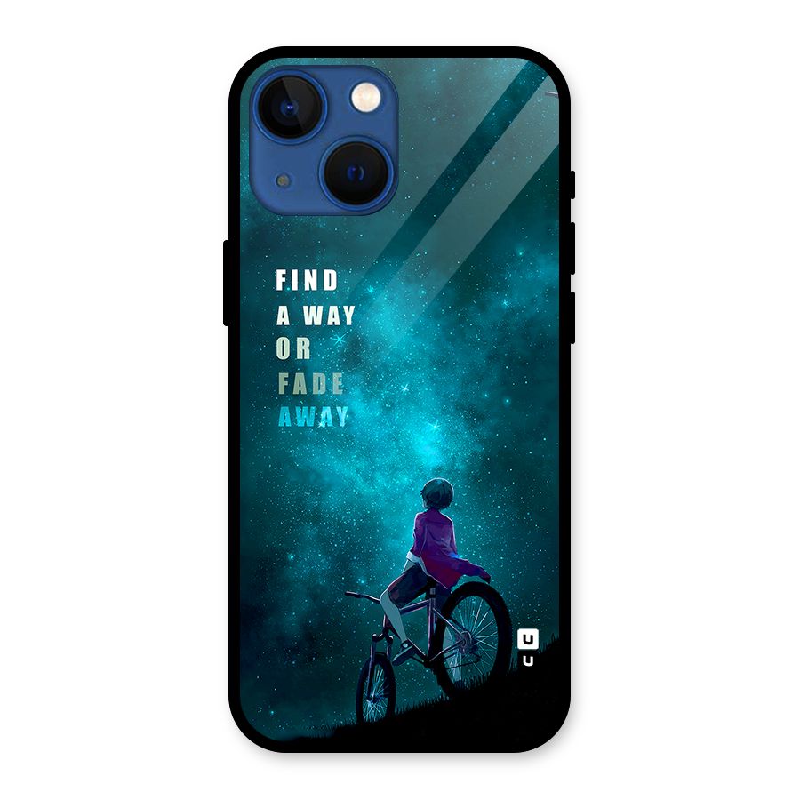 Find Your Way Glass Back Case for iPhone 13 Mini