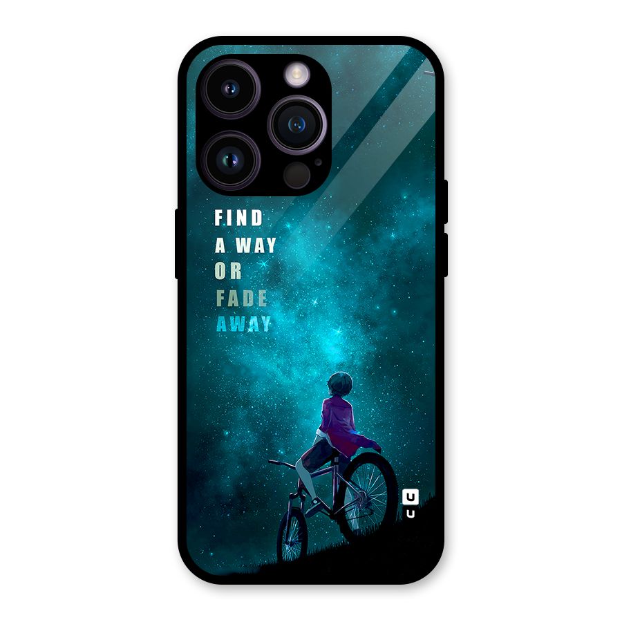 Find Your Way Glass Back Case for iPhone 14 Pro