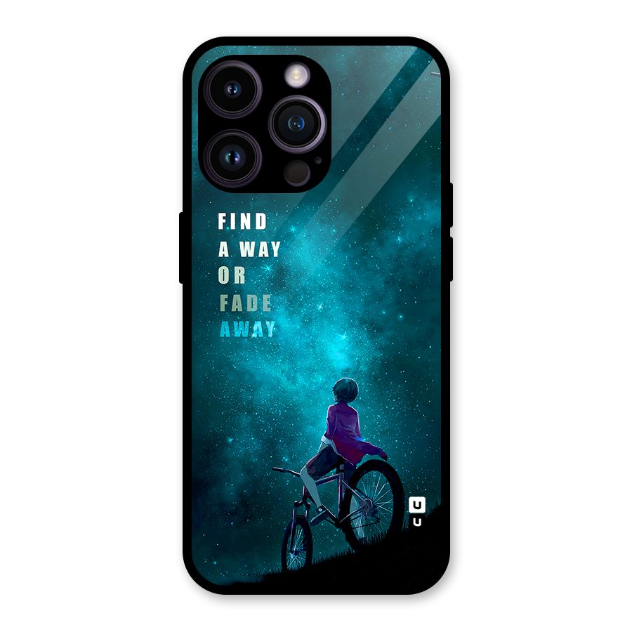 Find Your Way Glass Back Case for iPhone 14 Pro Max